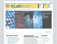 Tablet Screenshot of alari.ch